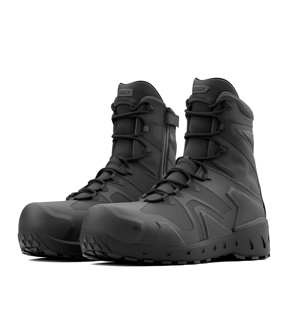 Men's 8" AERO-TAC Safety Toe Side-Zip Boot