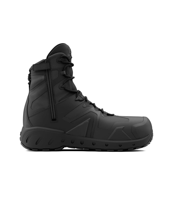 Men's 8" AERO-TAC Safety Toe Side-Zip Boot